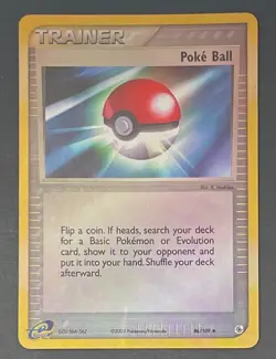 Pokemon Card Poke Ball 86/109 Reverse Holo EX Ruby& Sapphire - Lightly Played - Image 1