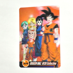 S3173 Bulma Goku Launch ChiChi Dragon Ball x Morinaga Clear 3D Card N14 - Image 1