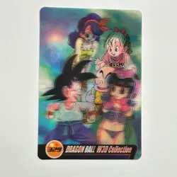 S3173 Bulma Goku Launch ChiChi Dragon Ball x Morinaga Clear 3D Card N14 - Image 2