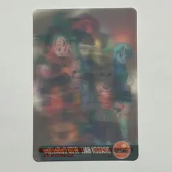 S3173 Bulma Goku Launch ChiChi Dragon Ball x Morinaga Clear 3D Card N14 - Image 3