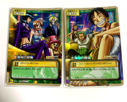 PREORDER Straw Hat Crew HOLO Japanese One Piece Vintage Cards Nami Nico Robin - Image 1