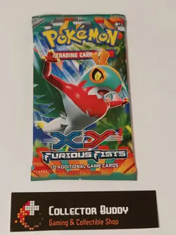 Pokemon XY Furious Fist Booster Pack - 1 Factory Sealed of 10 Cards TGC - Image 1
