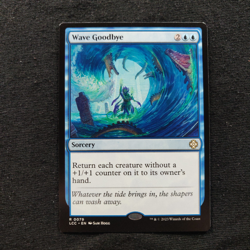 Wave Goodbye Commander: the Lost Caverns of Ixalan MTG Rare tcg card LP - Image 1