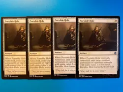 MTG 4x Portable Hole # 33 Adventures in the Forgotten Realms Magic the x4 NM - Image 1