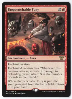 Unquenchable Fury R Commander: Kamigawa: Neon Dynasty 23 NM - Image 1