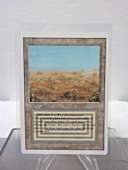 C0729 MTG Revised "Scrubland Land (Light Play) (C) (Authentic)" Single & Sleeves - Image 3
