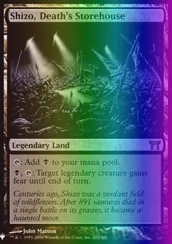 Shizo, Death's Storehouse (120/124) Mystery Booster Retail Edition Foils LP FOIL - Image 1