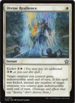 Divine Resilience U Foundations 10 NM MTG - Image 1