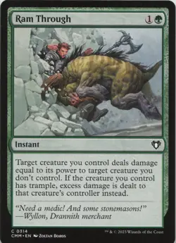 Ram Through C Commander Masters 314 NM MTG - Image 1