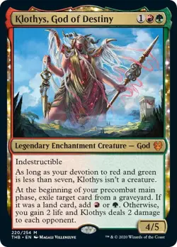 Klothys, God of Destiny FOIL Theros Beyond Death NM Mythic Rare CARD ABUGames - Image 1