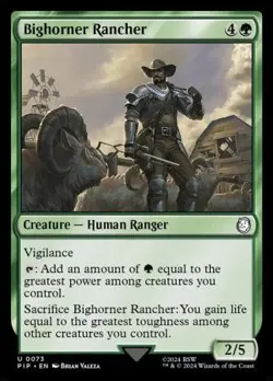 MTG Universes Beyond: Fallout - Bighorner Rancher - Image 1
