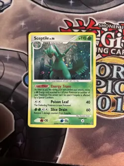 (PK) Sceptile Pokemon Rare 10/100 Holo Rare Pokemon Lv. 56 HP - Image 1