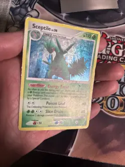 (PK) Sceptile Pokemon Rare 10/100 Holo Rare Pokemon Lv. 56 HP - Image 2