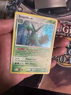 (PK) Sceptile Pokemon Rare 10/100 Holo Rare Pokemon Lv. 56 HP - Image 3