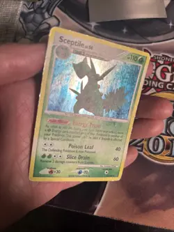 (PK) Sceptile Pokemon Rare 10/100 Holo Rare Pokemon Lv. 56 HP - Image 4