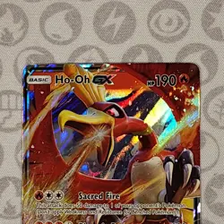 Ho-Oh GX 21/147 Pokemon TCG Sun & Moon Burning Shadows Ultra Rare HOLO NM - Image 2