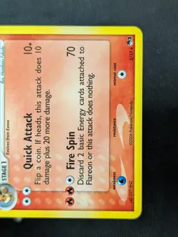 Flareon 2/17 - Pop Series 3 Holo Rare Pokemon TCG LP - Image 5