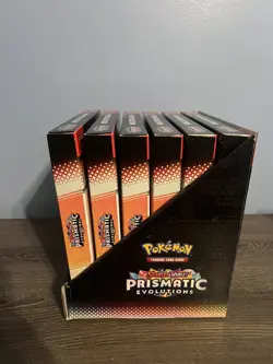 Pokemon TCG: Prismatic Evolutions - Poster Collection Sealed Lot Of 6 W/ Display - Image 2