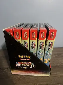 Pokemon TCG: Prismatic Evolutions - Poster Collection Sealed Lot Of 6 W/ Display - Image 3