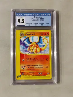 POKEMON EXPEDITION CHARIZARD 39/165 RARE CGC 9.5 GEM MINT Subgrades - Image 4