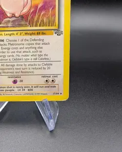 Clefable 17/64 - Jungle Regular - Vintage Pokemon TCG WOTC - MP - Image 5