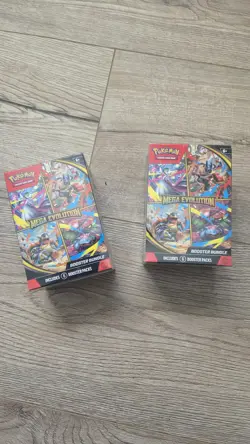 2x Pokemon Mega Evolution Booster Bundle - ME01: Mega Evolution (MEG) Sealed - Image 1