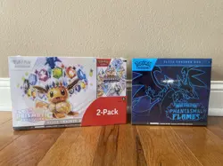 Pokemon TCG Sealed Lot- Phantasmal Flames ETB + Prismatic ETB & Booster Bundle - Image 1
