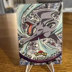 Pokemon Aerodactyl 142 Topps Blue Label Non Holo TV Animation Edition 2000 - Image 1