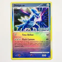 Pokemon 2008 Dialga 16/106 Platinum Stamped Burger King Reverse Holo Near Mint - Image 1