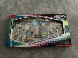 Pokemon TCG Prismatic Evolutions Lucario Ex & Tyranitar Ex Premium Collection - Image 1