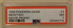 1999 Pokemon ~Mewtwo Movie Blackstar PROMO #3~ GRADED PSA NM 7 .. - Image 2