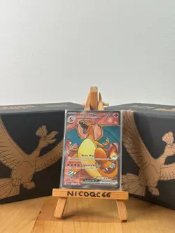 Carte Pokemon CHARIZARD EX 183/165 POKEMON 151 NEUF EN - Image 1