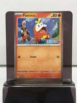 Fuecoco Pokemon Horizons Scarlet & Violet SVP 192 Holo Black Star Promo - Image 1