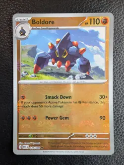 Boldore (Master Ball Pattern) - 047/086 White Flare (Pokemon) Reverse Holo - Image 1