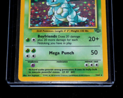 1999 AUTH. POKEMON TCG NIDOQUEEN 90hp TRUE HOLO 7/64 WOTC JUNGLE - Image 3