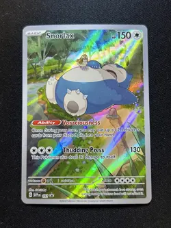 Snorlax SVP 051 Pokemon 151 Elite Trainer Box Black Star Promo NM SHIPS FAST - Image 1
