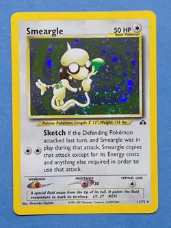 Pokemon Holo Smeargle - Neo Discovery 11/75- LP - Image 1