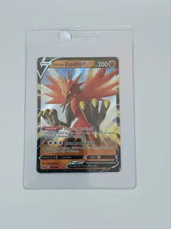 Pokemon TCG Galarian Zapdos V Sword & Shield - Chilling Reign 080/198 Ultra Rare - Image 1