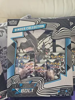Black Bolt Or White Flare Binder Collection New Sealed X1 Pokemon Tcg - Image 3