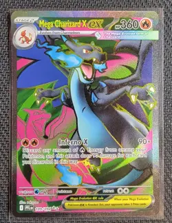 Mega Charizard X ex Full Art 109/094 Phantasmal Flames Pokemon English Pack - Image 1