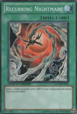Recurring Nightmare - GLD4-EN041 - Common - Limited Edition - Lightly Played - Image 1