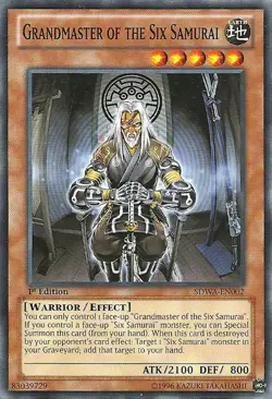 Grandmaster of the Six Samurai - SDWA-EN002 - Common - 1st Edition - Lightly Pla - Image 1
