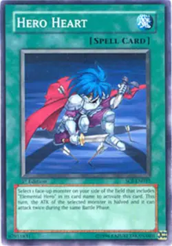Hero Heart - SOI-EN037 - Common - Unlimited Edition - Moderately Played - Image 1