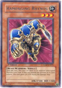 Rampaging Rhynos - CDIP-EN031 - Rare - 1st Edition - Lightly Played - Image 1