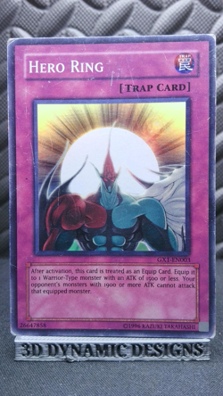 | Yugioh Hero Ring GX1-EN003 Super Rare Gx Duel Academy Gba Promo PL ?? | - Image 1