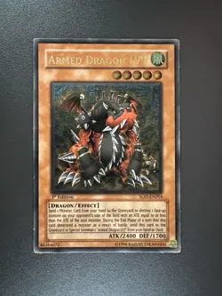 Armed Dragon LV5 SOD-EN014 Ultimate Rare 1st Edition LP YuGiOh - Image 1