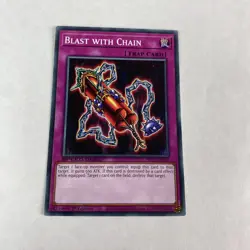 Yugioh Blast With Chain SBC1-ENB17 1st Edition Speed Duel Streets of Battle City - Image 1