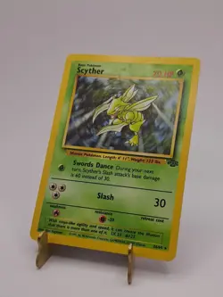 Pokemon Scyther TCG Jungle Card 26/64 Unlimited Rare Non-holo LP - Image 1