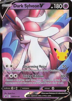 Dark Sylveon V - Promo Holo SWSH: Sword & Shield Promo Cards SWSH134 MP - Image 1