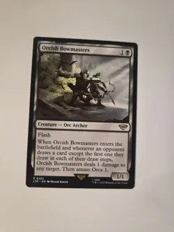 Magic: The Gathering Orcish Bowmasters Non-Foil Card 103 Lord of the Rings Rare - Image 1